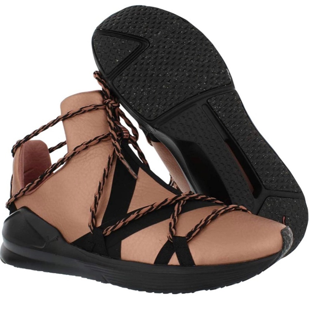 Puma fierce rose gold rope shoes
